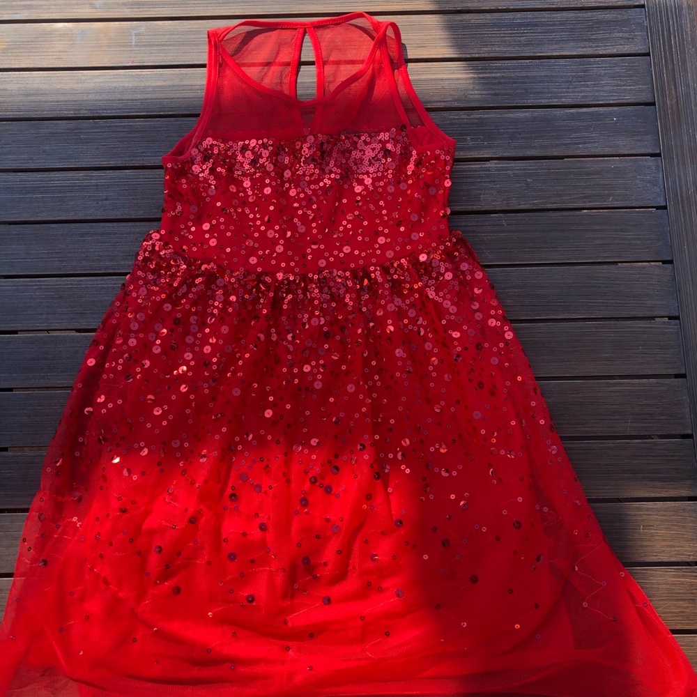 A sparkly dress